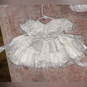Vintage White Lace Baby Dress